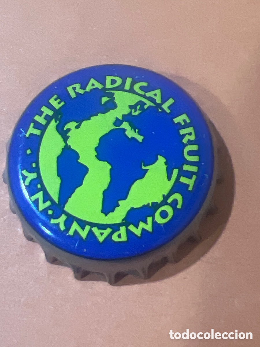 Otras botellas y bebidas antiguas de colecci&oacute;n: T4/X94/B5. CHAPA REFRESCO THE RADICAL FRUIT COMPANY -SPAIN-