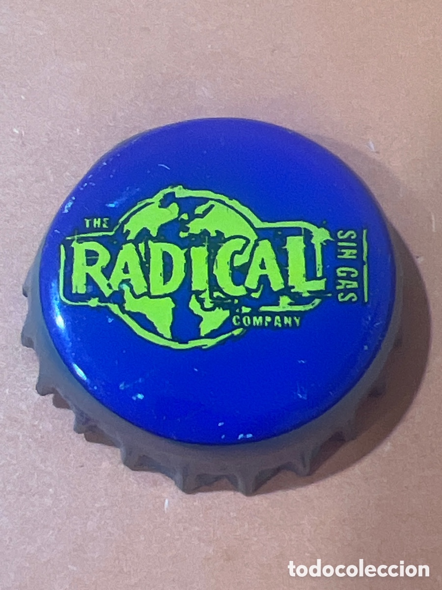 Otras botellas y bebidas antiguas de colecci&oacute;n: T4/X94/B6. CHAPA REFRESCO RADICAL SIN GAS -SPAIN- KRONKORKEN