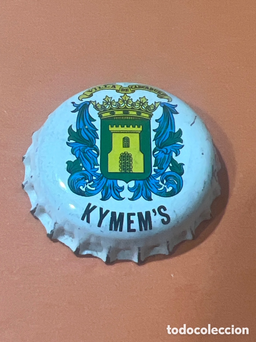 Otras botellas y bebidas antiguas de colecci&oacute;n: T4/X94/C4. CHAPA / Soda/Refresco / Espa&ntilde;a/ Kymem's Villa Carcabuey