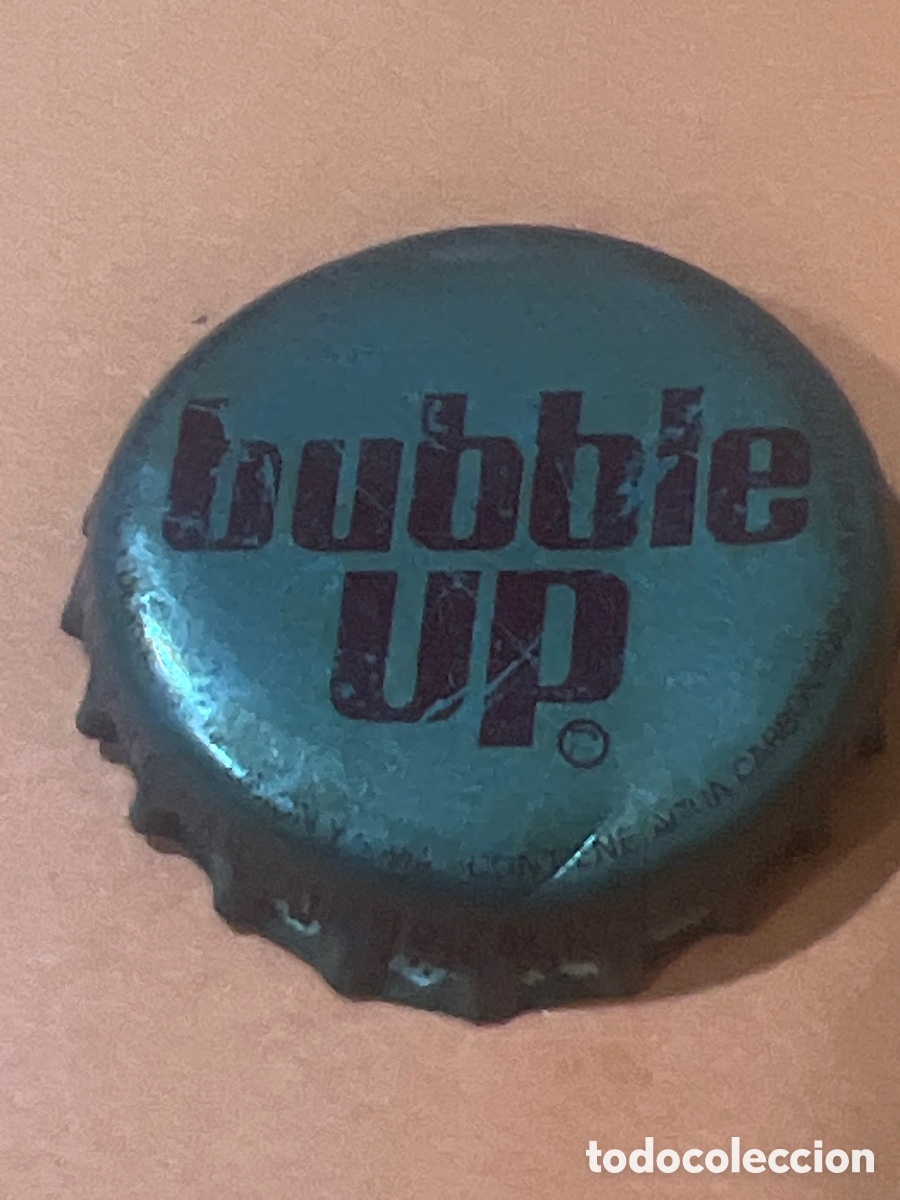 Otras botellas y bebidas antiguas de colecci&oacute;n: T4/X94/E1. CHAPA DESCATALOGADA REFRESCO BUBBLE UP. EMBOTELLADORA EL PINO, SA.