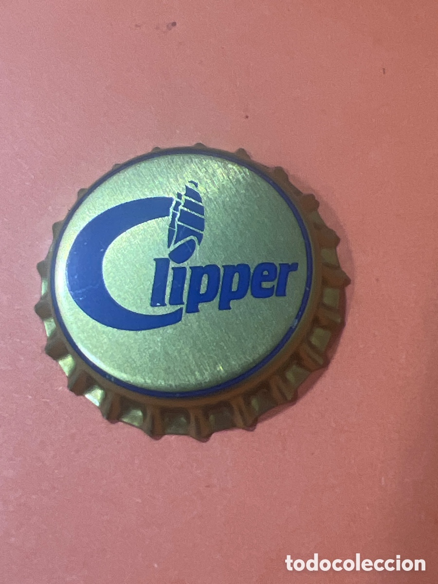 Otras botellas y bebidas antiguas de colecci&oacute;n: T4/X94/E3. Chapa Espa&ntilde;a clipper refresco tapon corona - SIN ABRIR