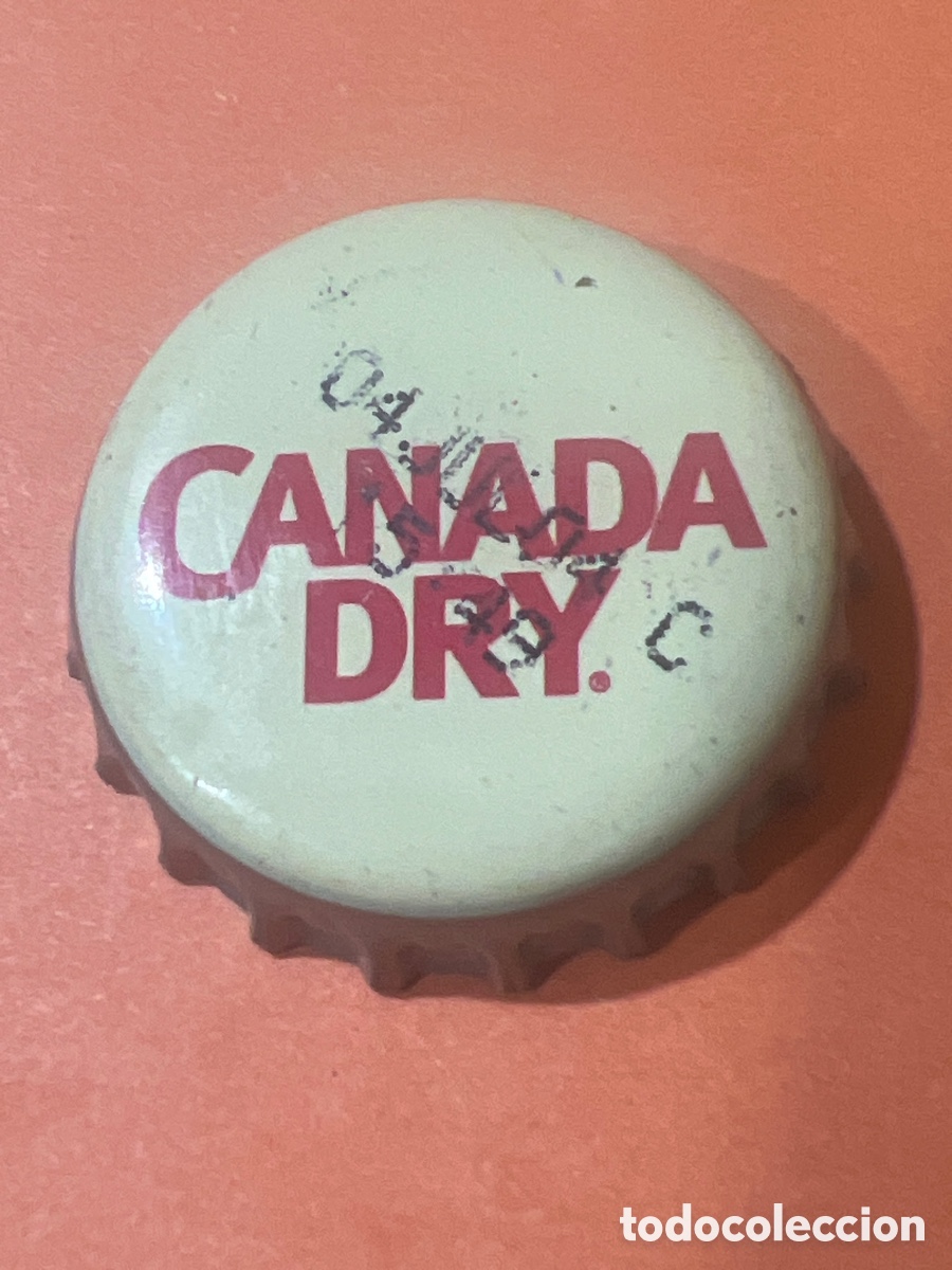 Otras botellas y bebidas antiguas de colecci&oacute;n: T4/X94/E5. Chapa Refresco CANADA DRY crema xapa kronkorken tappi bottle cap capsule