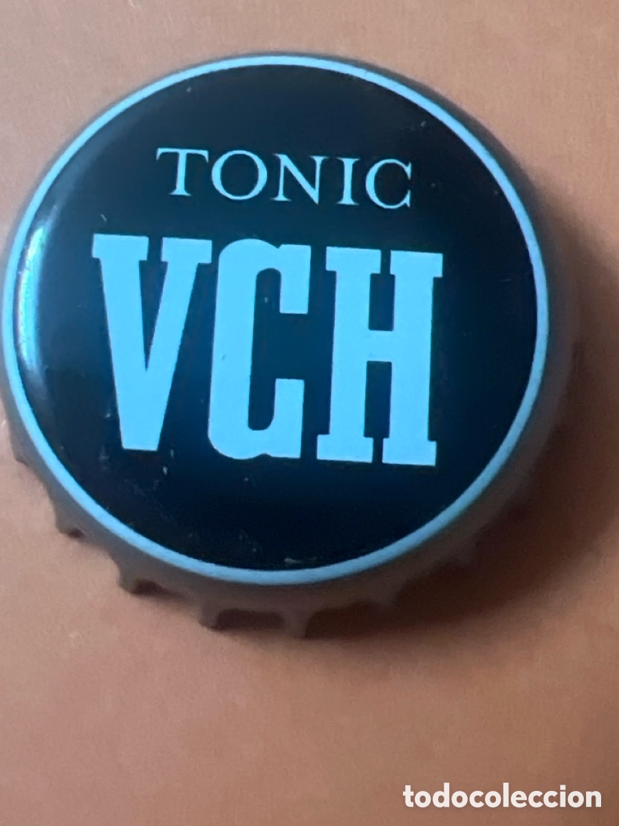 Otras botellas y bebidas antiguas de colecci&oacute;n: T4/X99/O6. CHAPA REFRESCO TONICA VCH VICHY CATAL&Aacute;N