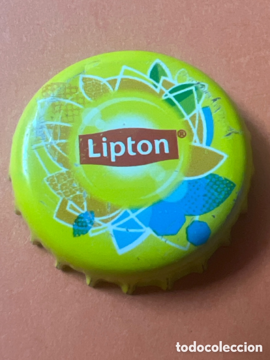 Otras botellas y bebidas antiguas de colecci&oacute;n: T4/X99/Q5. CHAPAS TAPON CORONA CHAPA REFRESCO LIPTON