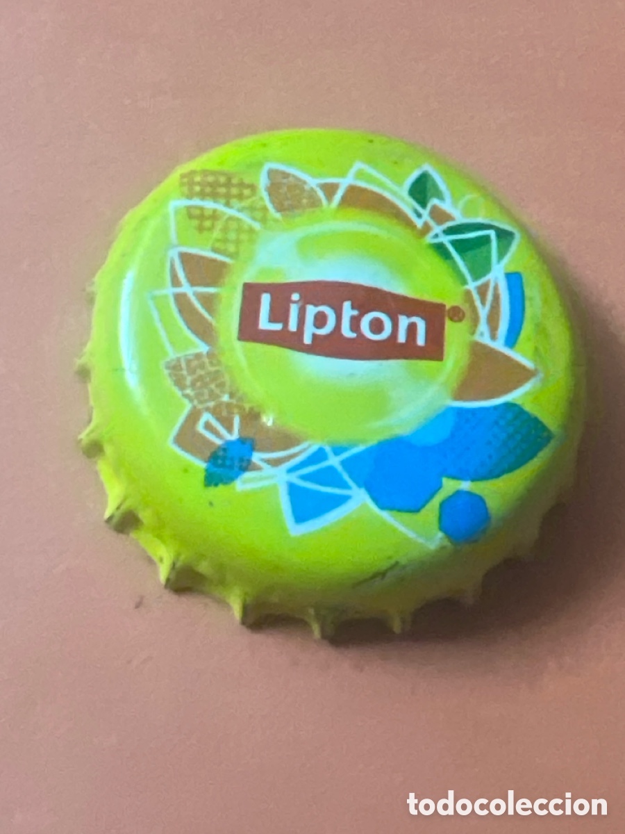 Otras botellas y bebidas antiguas de colecci&oacute;n: T4/X95/J1. CHAPAS TAPON CORONA CHAPA REFRESCO LIPTON