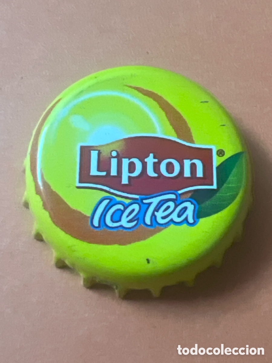 Otras botellas y bebidas antiguas de colecci&oacute;n: T4/X95/J4. TAPON CORONA CAPSULA CHAPA SODA/REFRESCO LIPTON ICE TEA (ESPA&Ntilde;A)