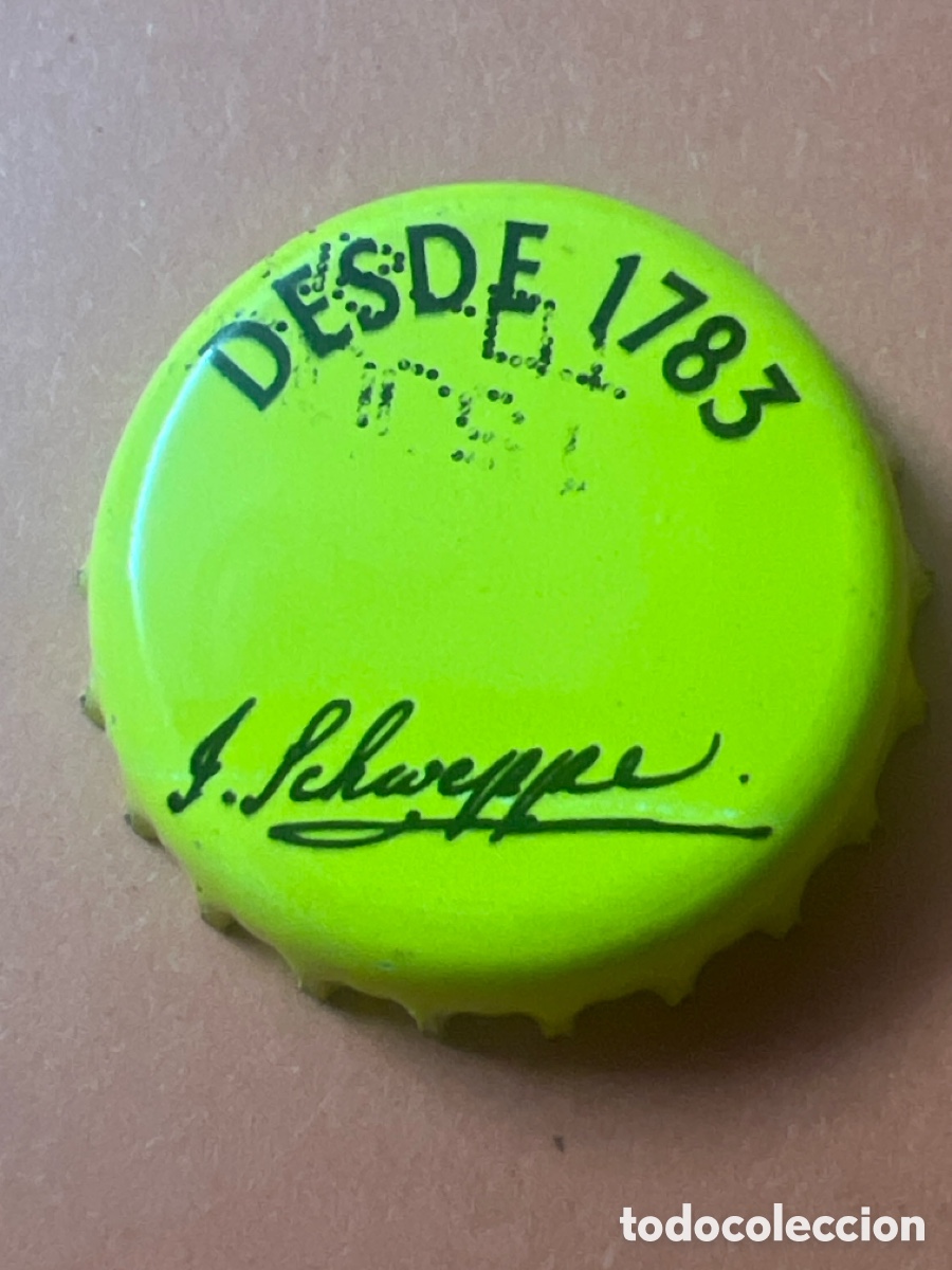 Collectionnisme d'Autres Bouteilles et Boissons : T4/X95/N5. Chapa T&oacute;nica Schweppes - Desde 1783