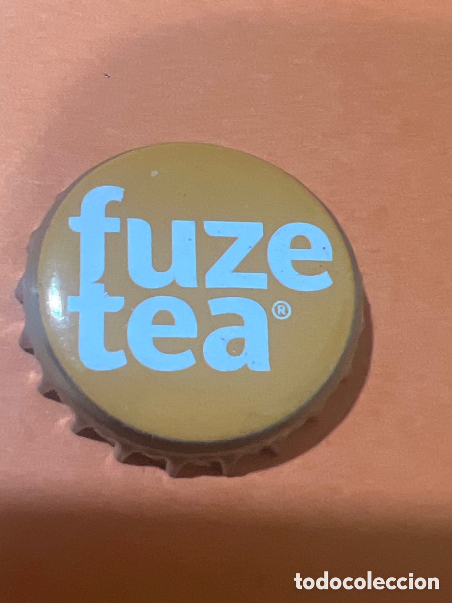 Otras botellas y bebidas antiguas de colecci&oacute;n: T4/X93/E6. CHAPA REFRESCO/SODA - Fuze tea