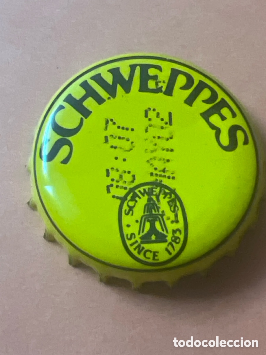 Otras botellas y bebidas antiguas de colecci&oacute;n: T4/X91/A4. CHAPAS TAPON CORONA CHAPA REFRESCO TONICA SCHWEPPES