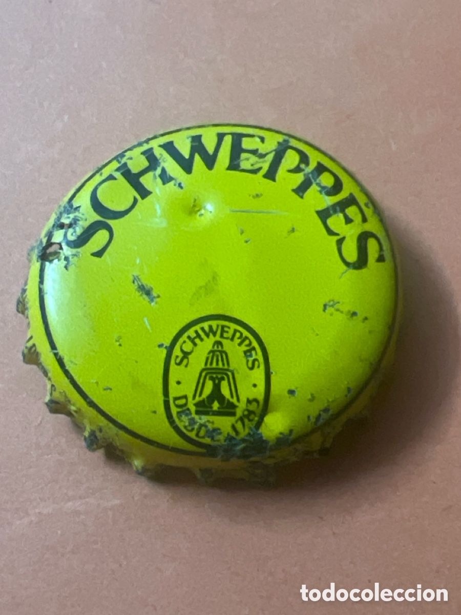 Otras botellas y bebidas antiguas de colecci&oacute;n: T4/X91/A5. CHAPAS TAPON CORONA CHAPA REFRESCO TONICA SCHWEPPES