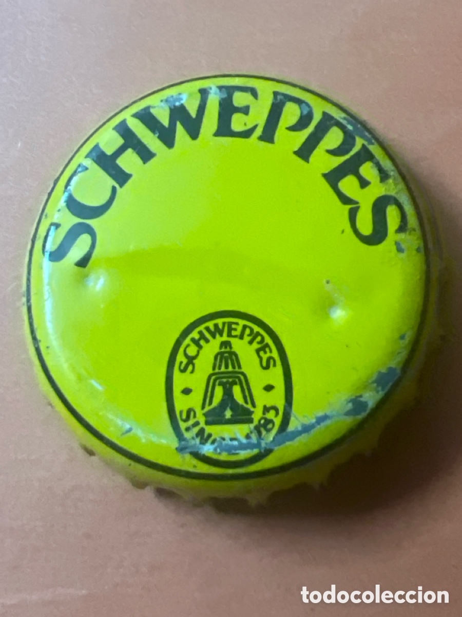 Otras botellas y bebidas antiguas de colecci&oacute;n: T4/X91/B2. CHAPAS TAPON CORONA CHAPA REFRESCO TONICA SCHWEPPES