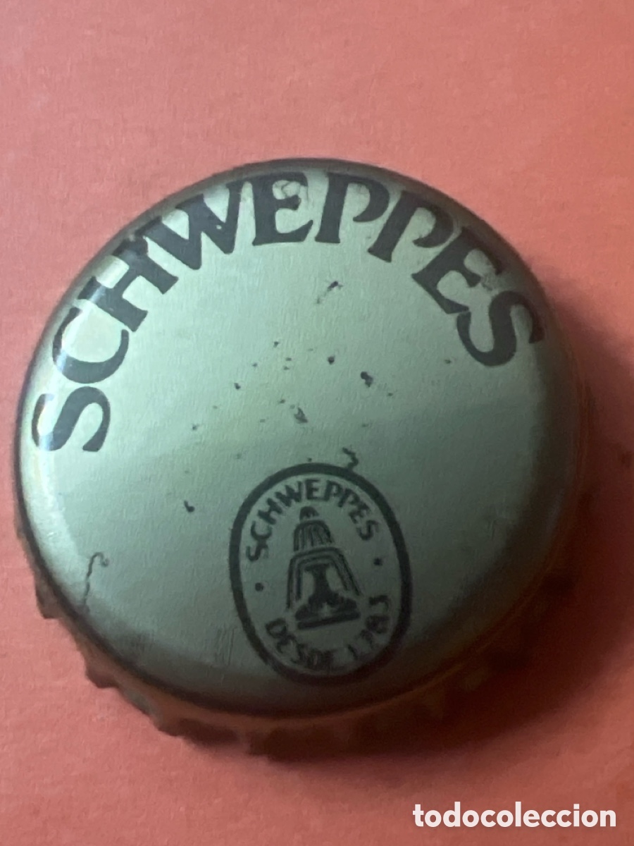 Otras botellas y bebidas antiguas de colecci&oacute;n: T4/X91/B3. CHAPAS TAPON CORONA CHAPA SCHWEPPES