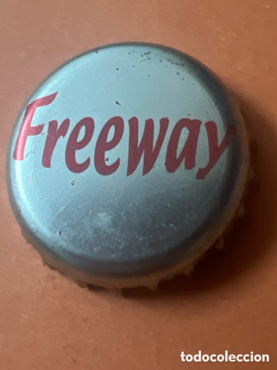 Otras botellas y bebidas antiguas de colecci&oacute;n: T4/X91/E6. CHAPA SODA REFRESCO - Freeway