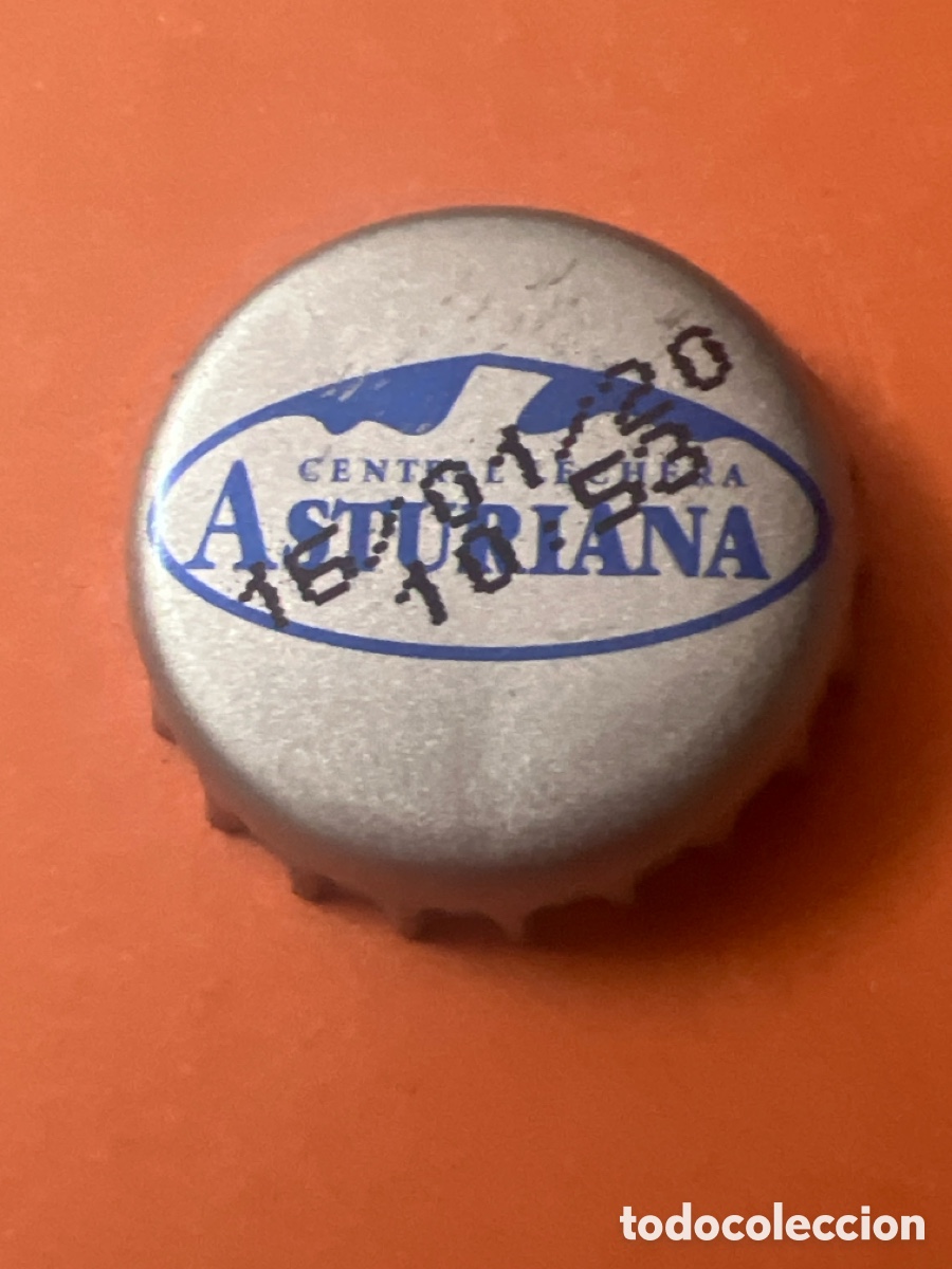 Otras botellas y bebidas antiguas de colecci&oacute;n: T4/X91/L2. CHAPA CENTRAL LECHERA ASTURIANA