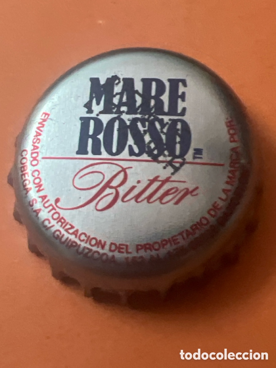 Sammeln andere Flaschen und Getr&auml;nke: T4/X91/M5. chapa tap&oacute;n corona de bitter, Mare Rosso