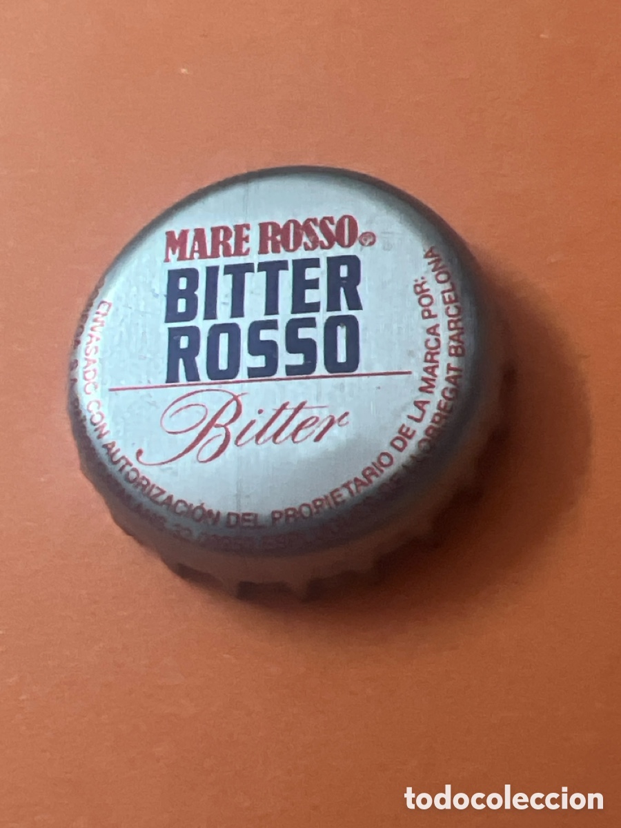 Collecting other Bottles and Drinks: T4/X91/N2. chapa tap&oacute;n corona de bitter, Mare Rosso