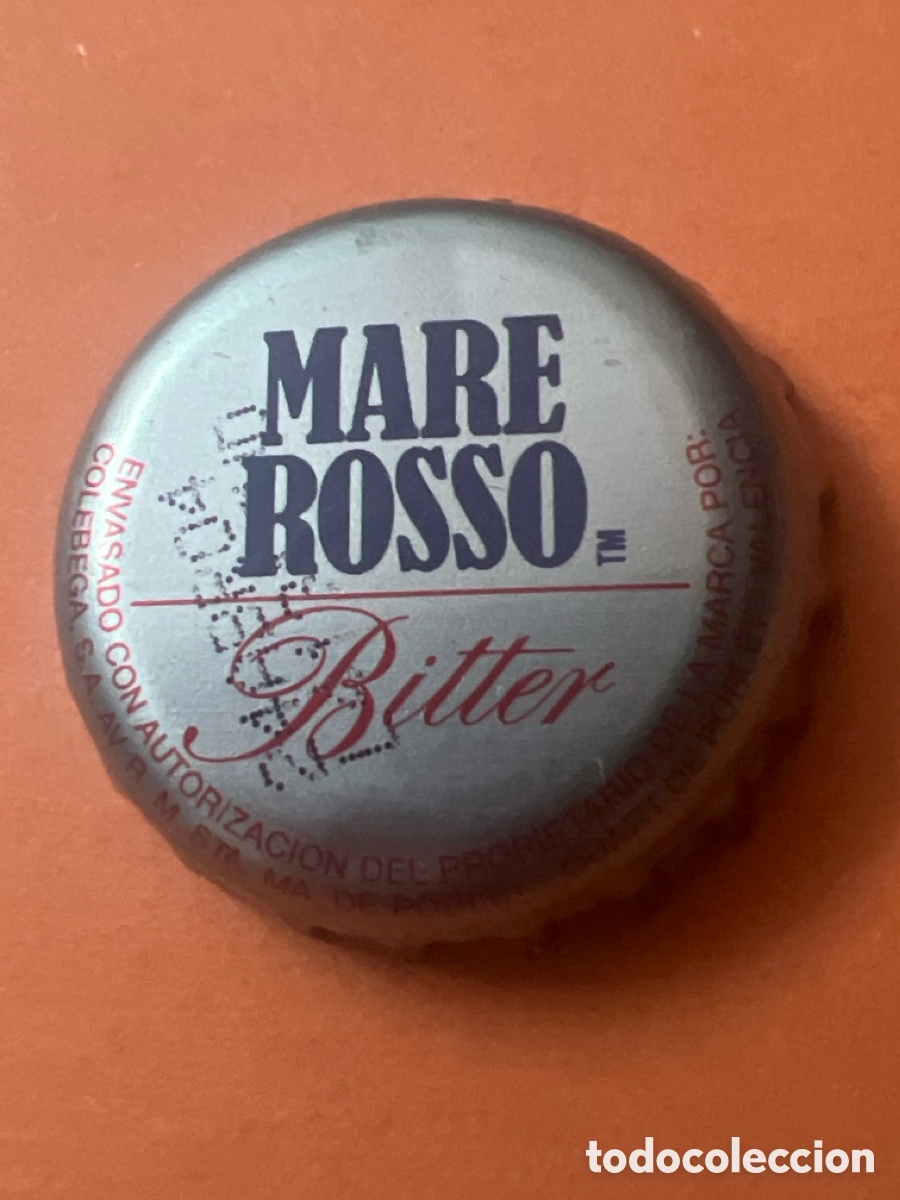 Collecting other Bottles and Drinks: T4/X91/N3. chapa tap&oacute;n corona de bitter, Mare Rosso