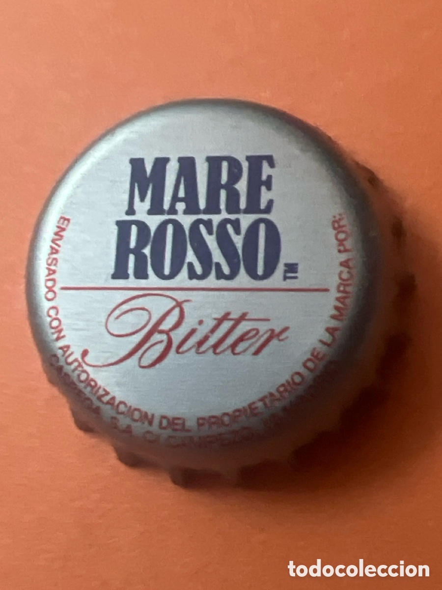 Collecting other Bottles and Drinks: T4/X91/N5. chapa tap&oacute;n corona de bitter, Mare Rosso