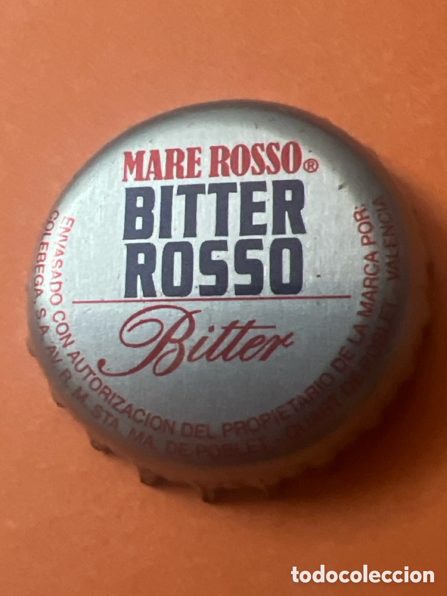 Collecting other Bottles and Drinks: T4/X91/N6. chapa tap&oacute;n corona de bitter, Mare Rosso