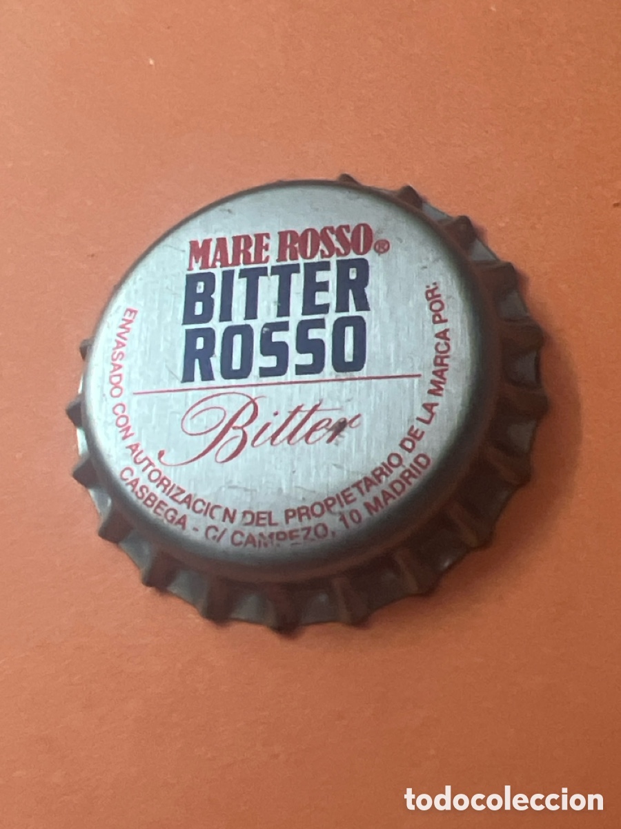 Collecting other Bottles and Drinks: T4/X91/O2. chapa sin usar - bitter- ESPA&Ntilde;A - Mare Rosso