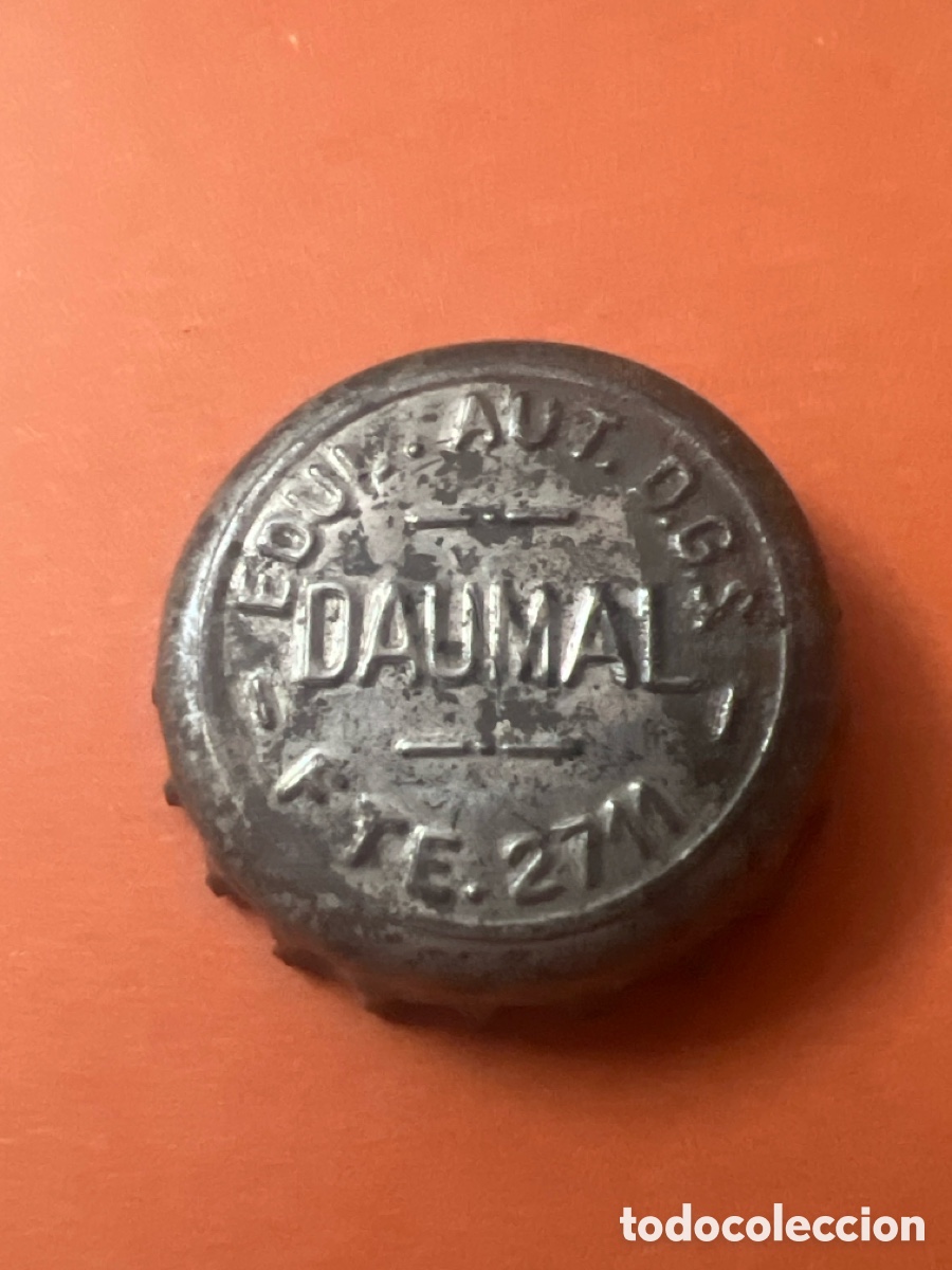 Collecting other Bottles and Drinks: T4/X91/O3. CHAPA CORONA Carbonicas Daumal - Santa Coloma de Farn&eacute;s -CON CORCHO