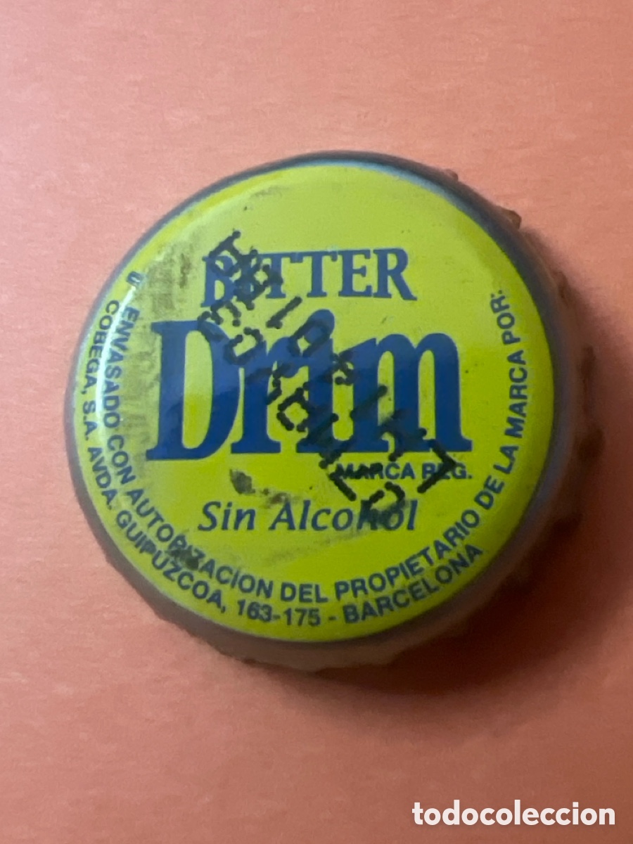 Colecionismo de Outras Garrafas e Bebidas: T4/X91/P5. CHAPA BITTER DRIM, BARCELONA.
