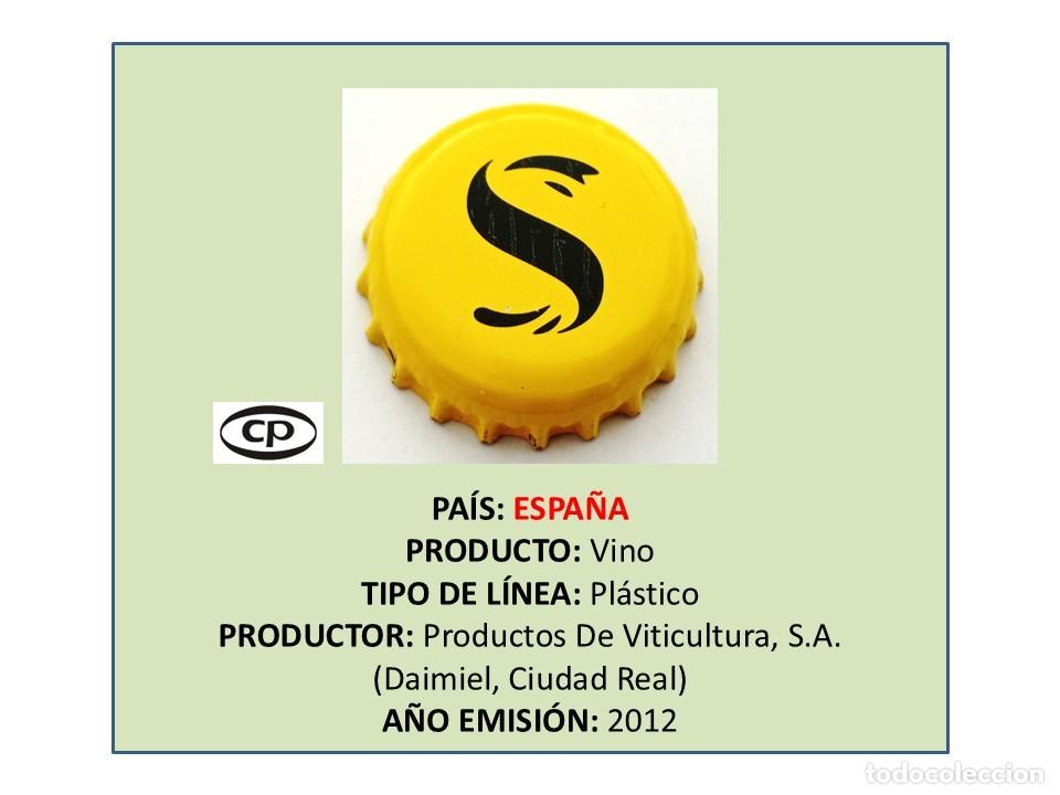 Otras botellas y bebidas antiguas de colecci&oacute;n: TAPON CORONA CAPSULA CHAPA SANDEVID VINO TINTO (ESPA&Ntilde;A)