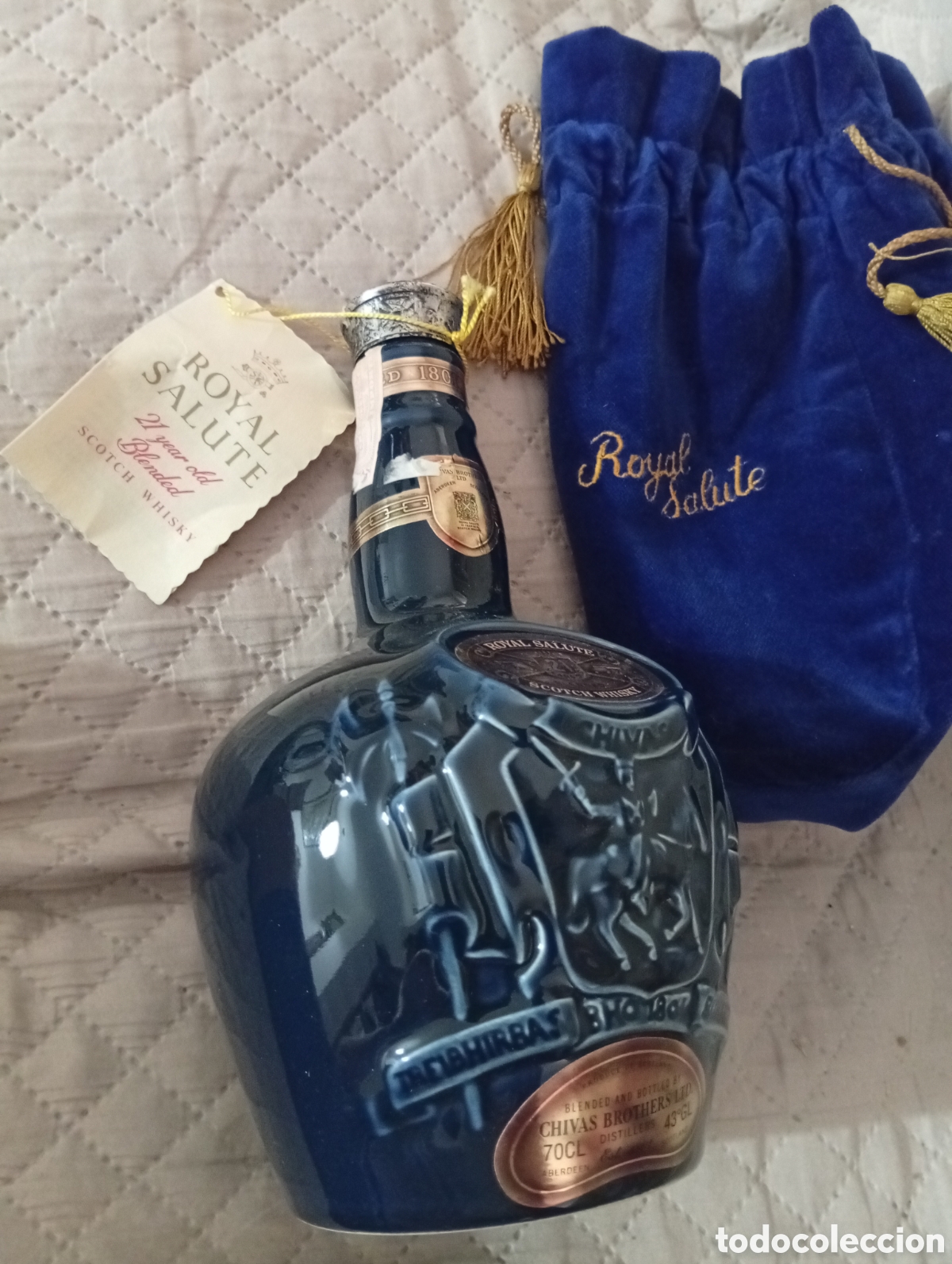 Otras botellas y bebidas antiguas de colecci&oacute;n: Botella vac&iacute;a Chivas Royal Salute