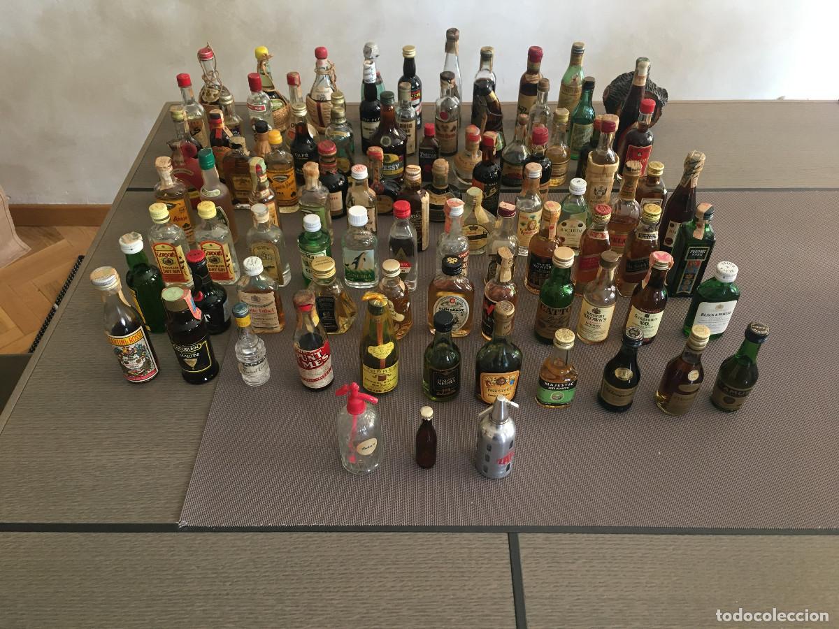 Otras botellas y bebidas antiguas de colecci&oacute;n: Colecci&oacute;n hist&oacute;rica botellitas miniatura