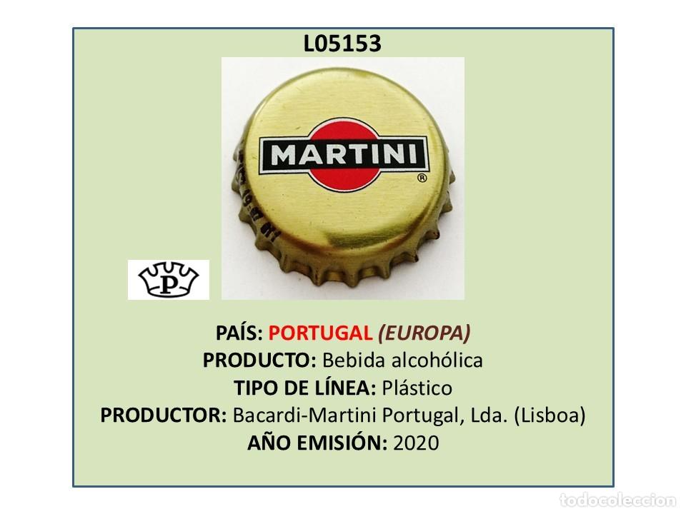 Otras botellas y bebidas antiguas de colecci&oacute;n: TAPON CORONA CAPSULA CHAPA BEBIDA ALCOH&Oacute;LICA MARTINI (PORTUGAL)