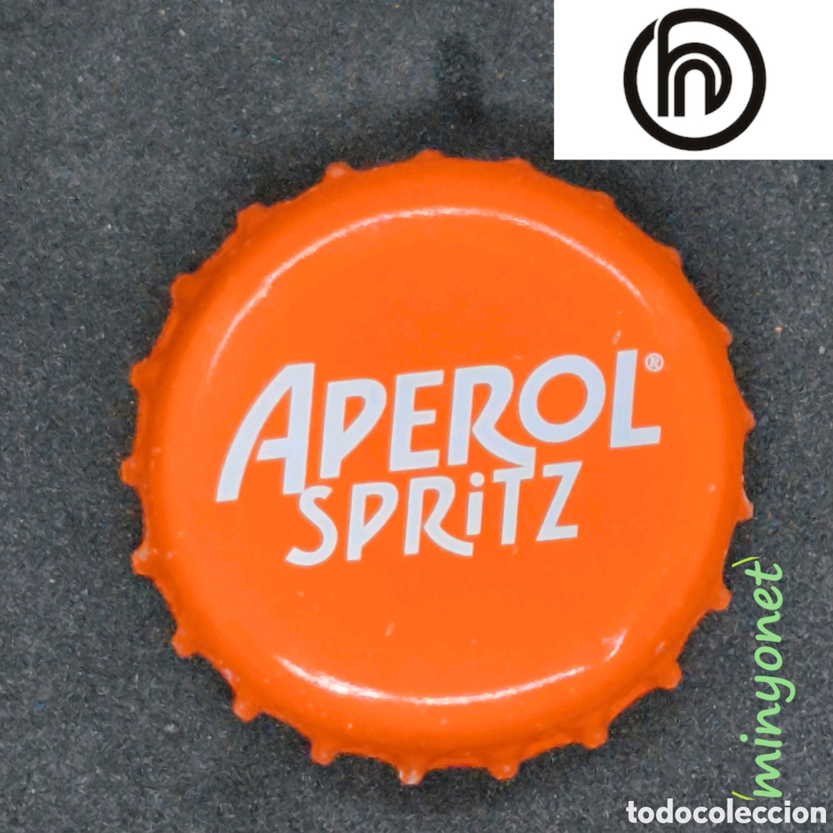 Otras botellas y bebidas antiguas de colecci&oacute;n: Chapa o Tapon corona Aperol Spritz