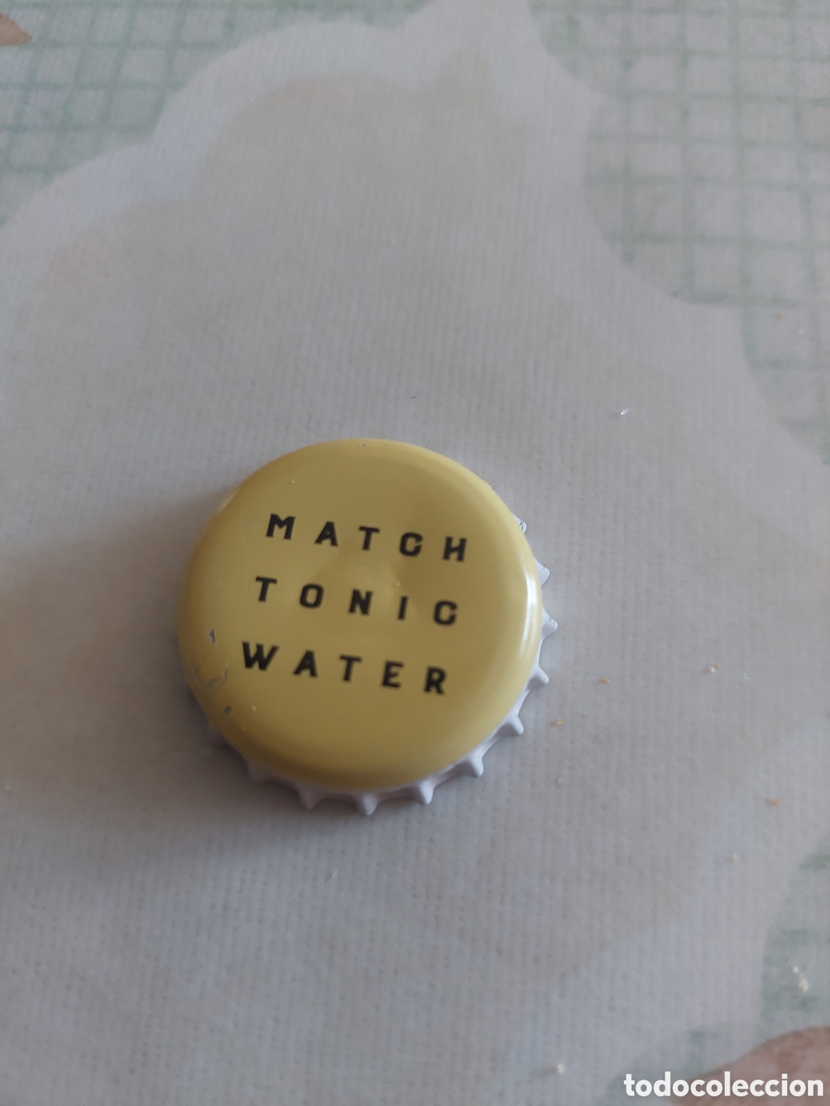 Otras botellas y bebidas antiguas de colecci&oacute;n: TAPON T&Oacute;NICA WATER SUIZA