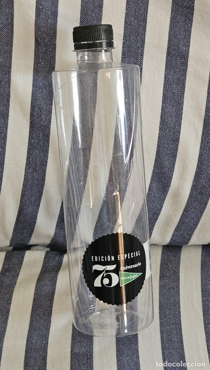 Otras botellas y bebidas antiguas de colecci&oacute;n: Botella De Pl&aacute;stico VAC&Iacute;A De Agua &rdquo; Edici&oacute;n Especial 75 Aniversario El Corte Ingl&eacute;s &rdquo;.