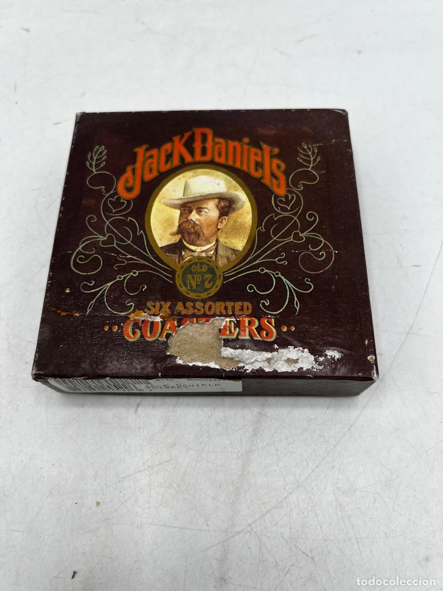 Otras botellas y bebidas antiguas de colecci&oacute;n: CAJA POSAVASOS JACK DANIEL&rsquo;S. 6 POSAVASOS.
