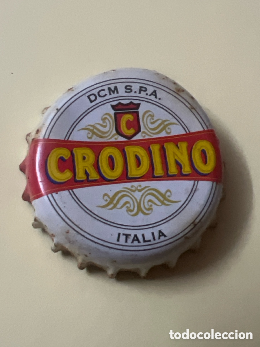 Otras botellas y bebidas antiguas de colecci&oacute;n: T4/X112/H6. CHAPA SODA/ REFRESCO - Crodino Rosso DCM S.P.A. Italia