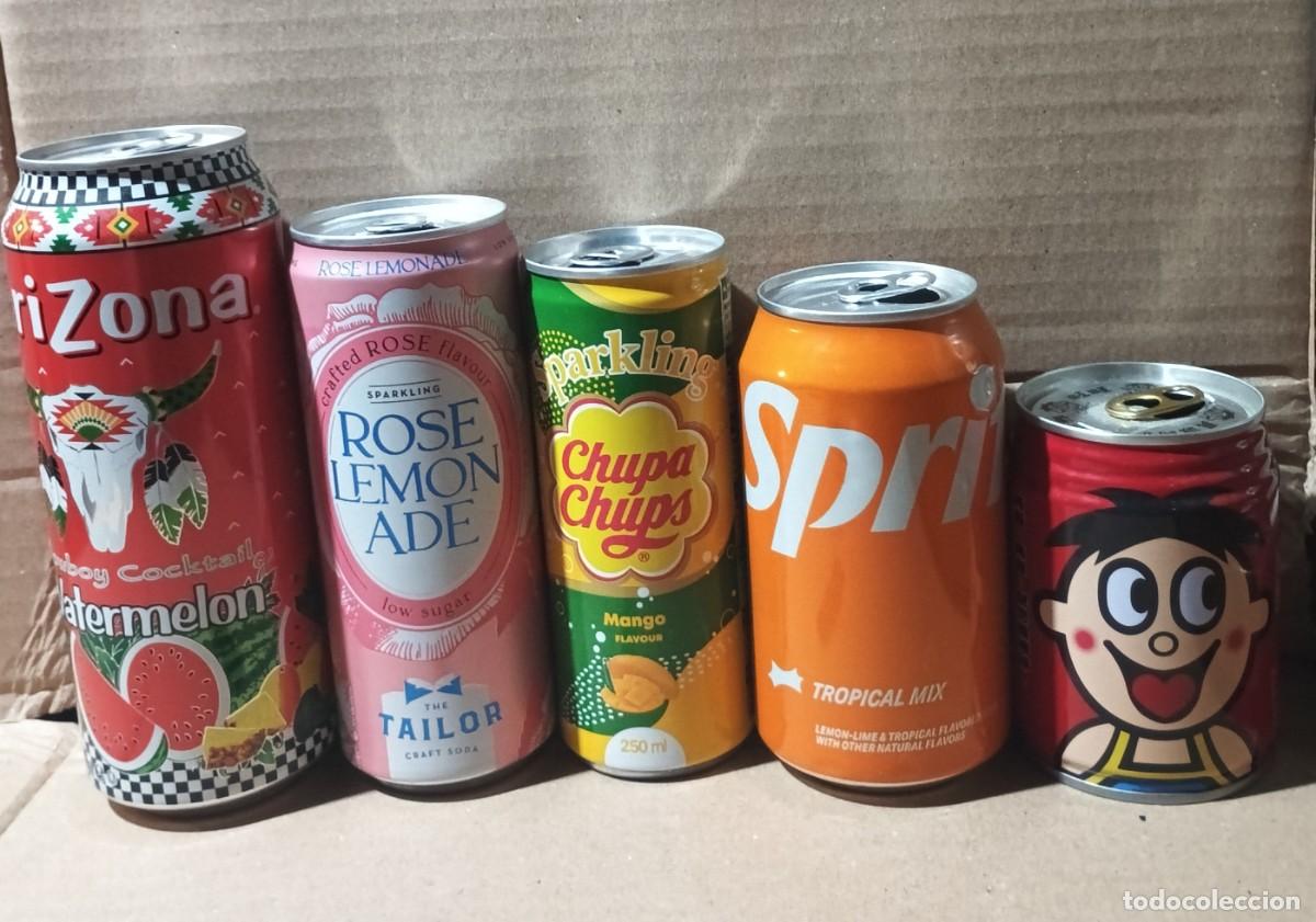 Otras botellas y bebidas antiguas de colecci&oacute;n: LATAS REFRESCOS-COLECCI&Oacute;N.