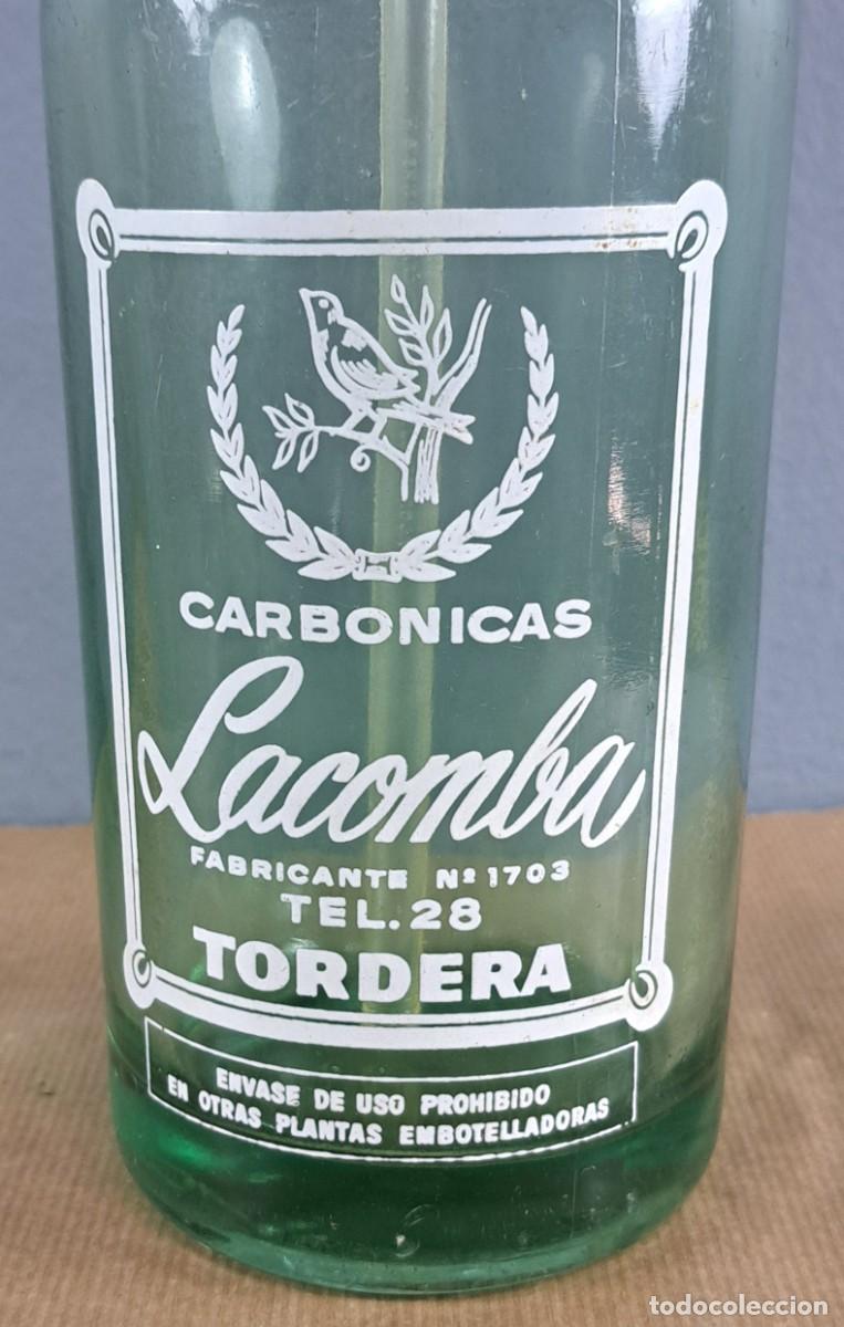 Sammeln andere Flaschen und Getr&auml;nke: Sif&oacute;n Carbonicas Lacomba, Salvador Lacomba Tordera, a&ntilde;os 50&ndash;60