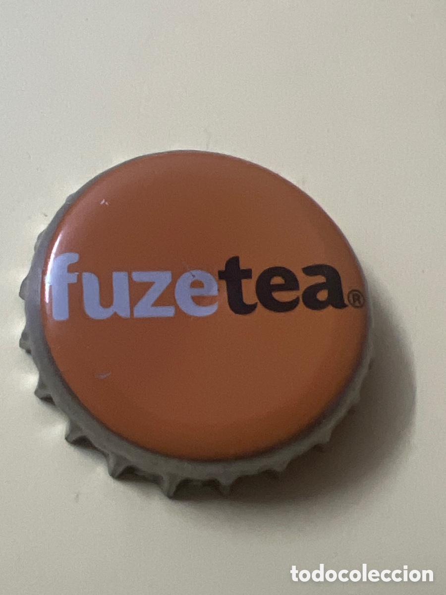 Otras botellas y bebidas antiguas de colecci&oacute;n: T4/X114/F5. CHAPA Soda/Refresco - FUZETEA
