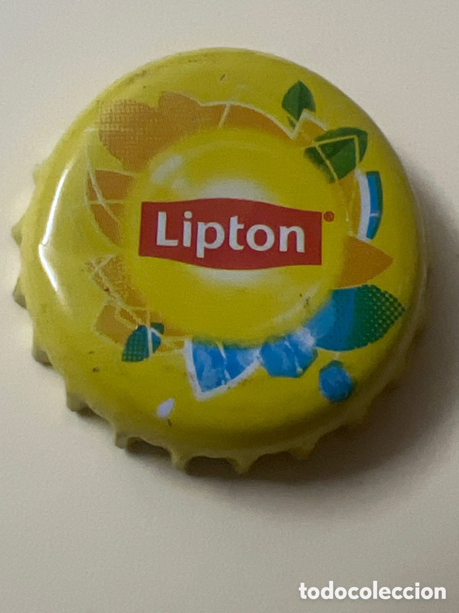 Otras botellas y bebidas antiguas de colecci&oacute;n: T4/X125/A3. CHAPAS TAPON CORONA CHAPA REFRESCO LIPTON
