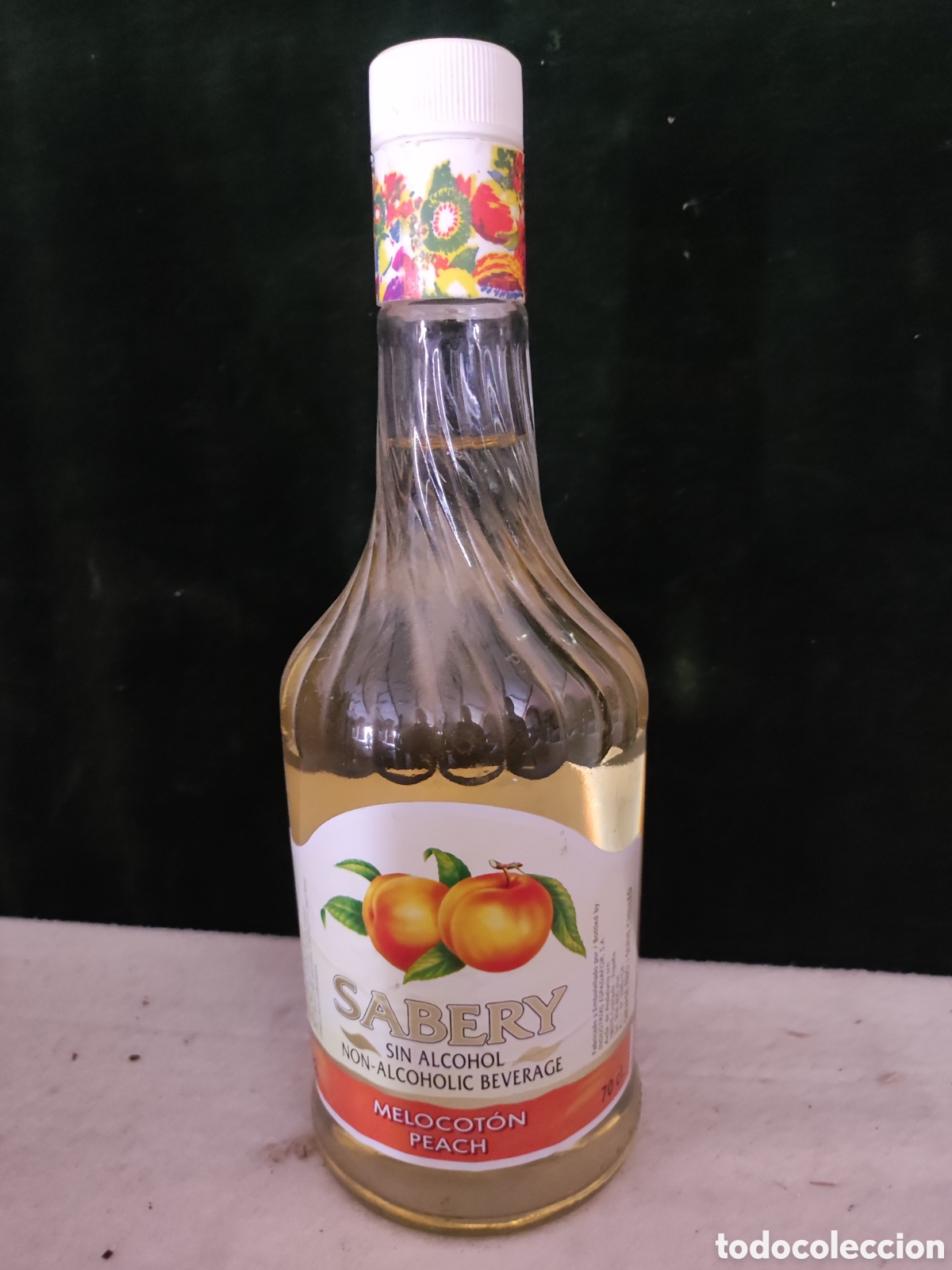 Otras botellas y bebidas antiguas de colecci&oacute;n: Botella de licor sin alcohol sabery