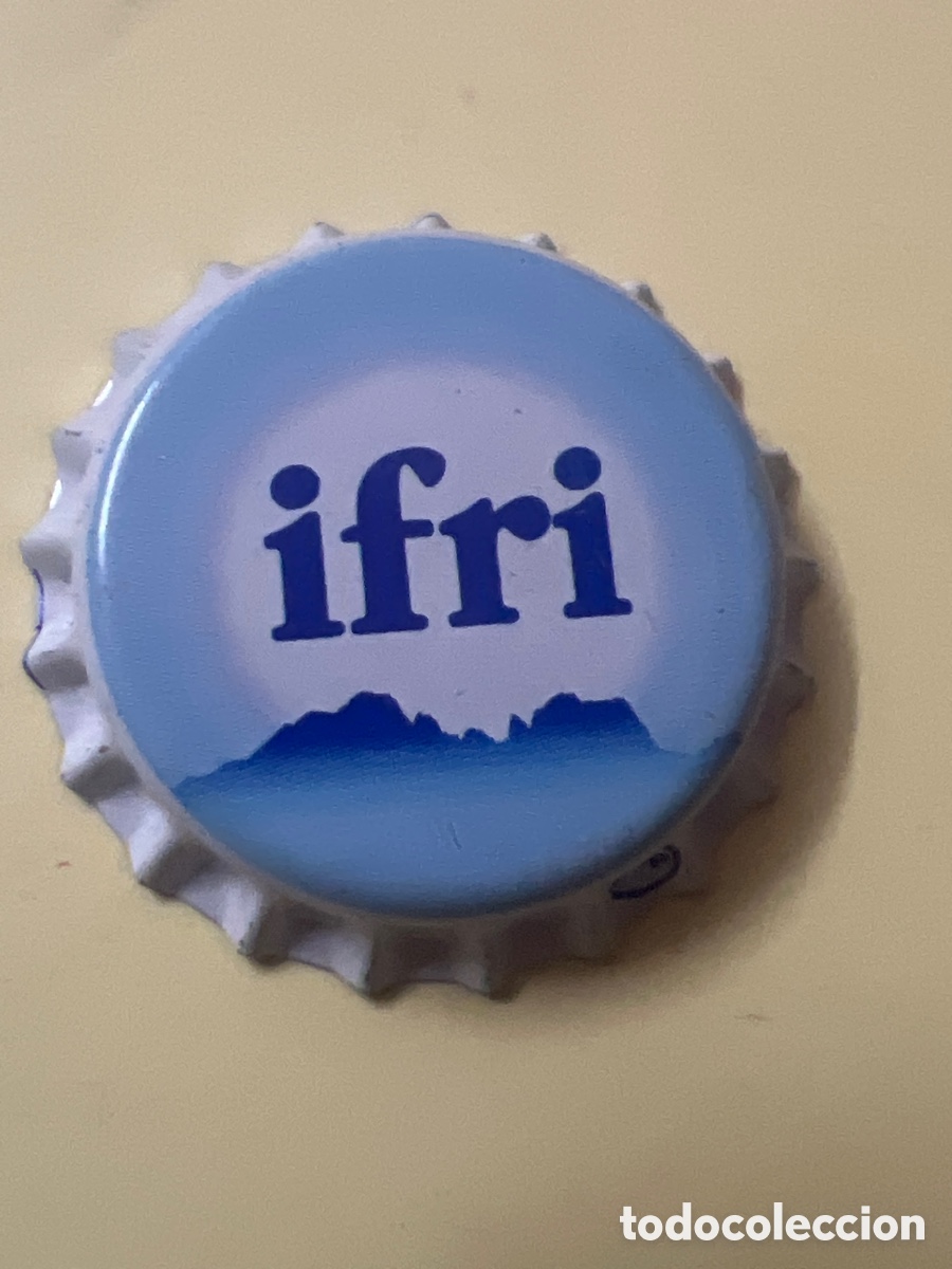Otras botellas y bebidas antiguas de colecci&oacute;n: T4/X128/C6. CHAPA AGUA - ARGELIA - IFRI- SIN ABRIR