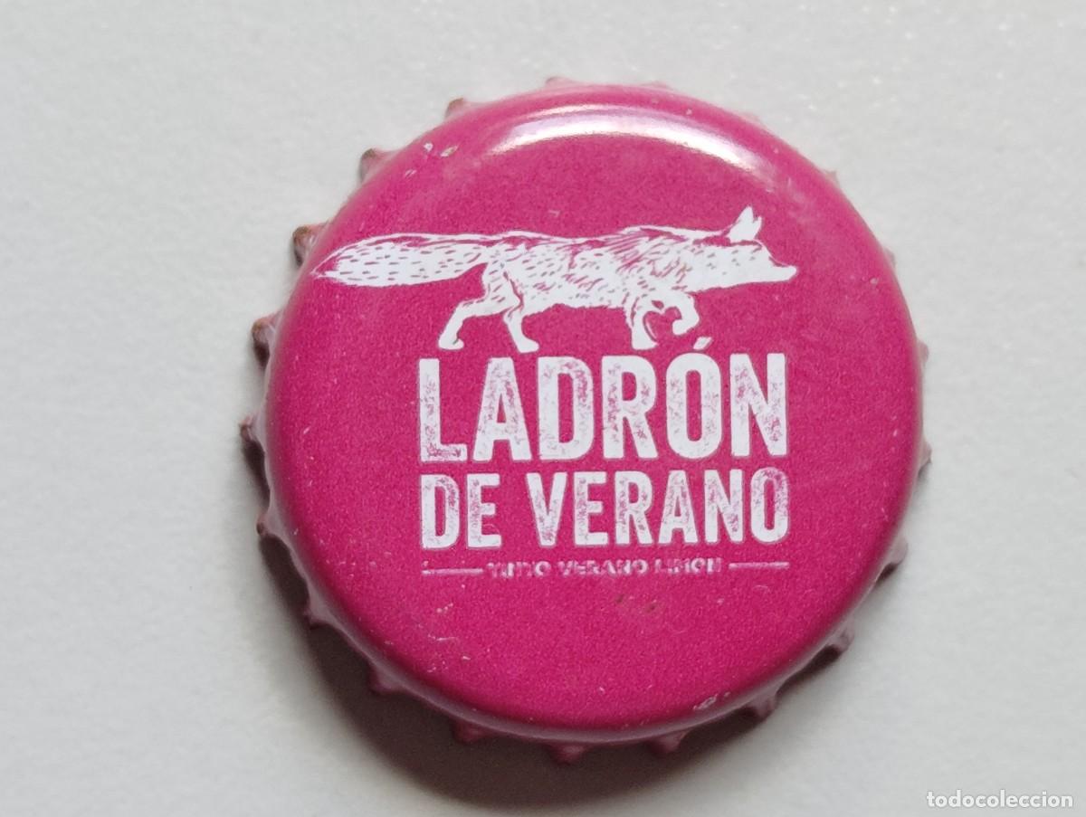 Otras botellas y bebidas antiguas de colecci&oacute;n: TAPON CORONA TINTO VERANO ESPA&Ntilde;A LADRON DE VERANO. USADO