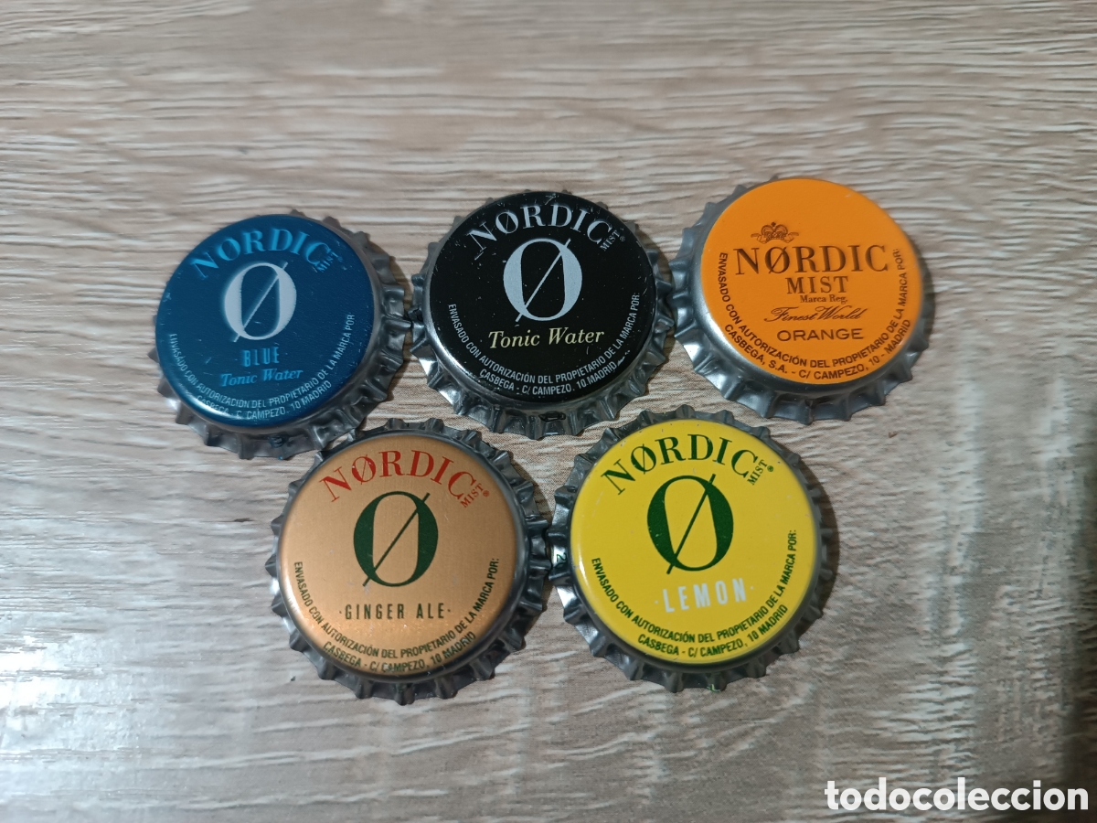 Otras botellas y bebidas antiguas de colecci&oacute;n: CHAPA TAPON CORONA NORDIC MADRID LOTE SIN USAR (ESPA&Ntilde;A)