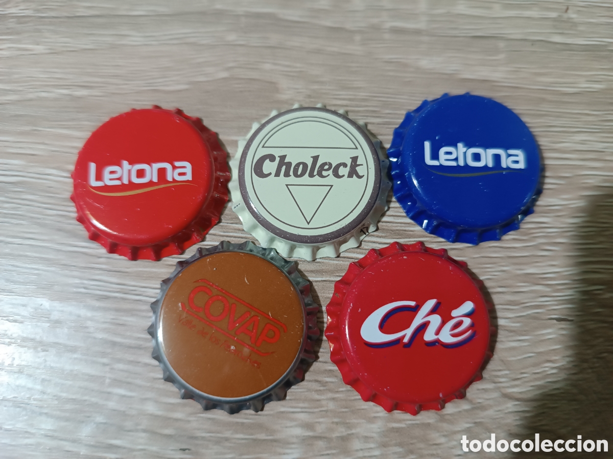 Otras botellas y bebidas antiguas de colecci&oacute;n: CHAPA TAPON CORONA LACTEOS SIN USAR LOTE (ESPA&Ntilde;A)