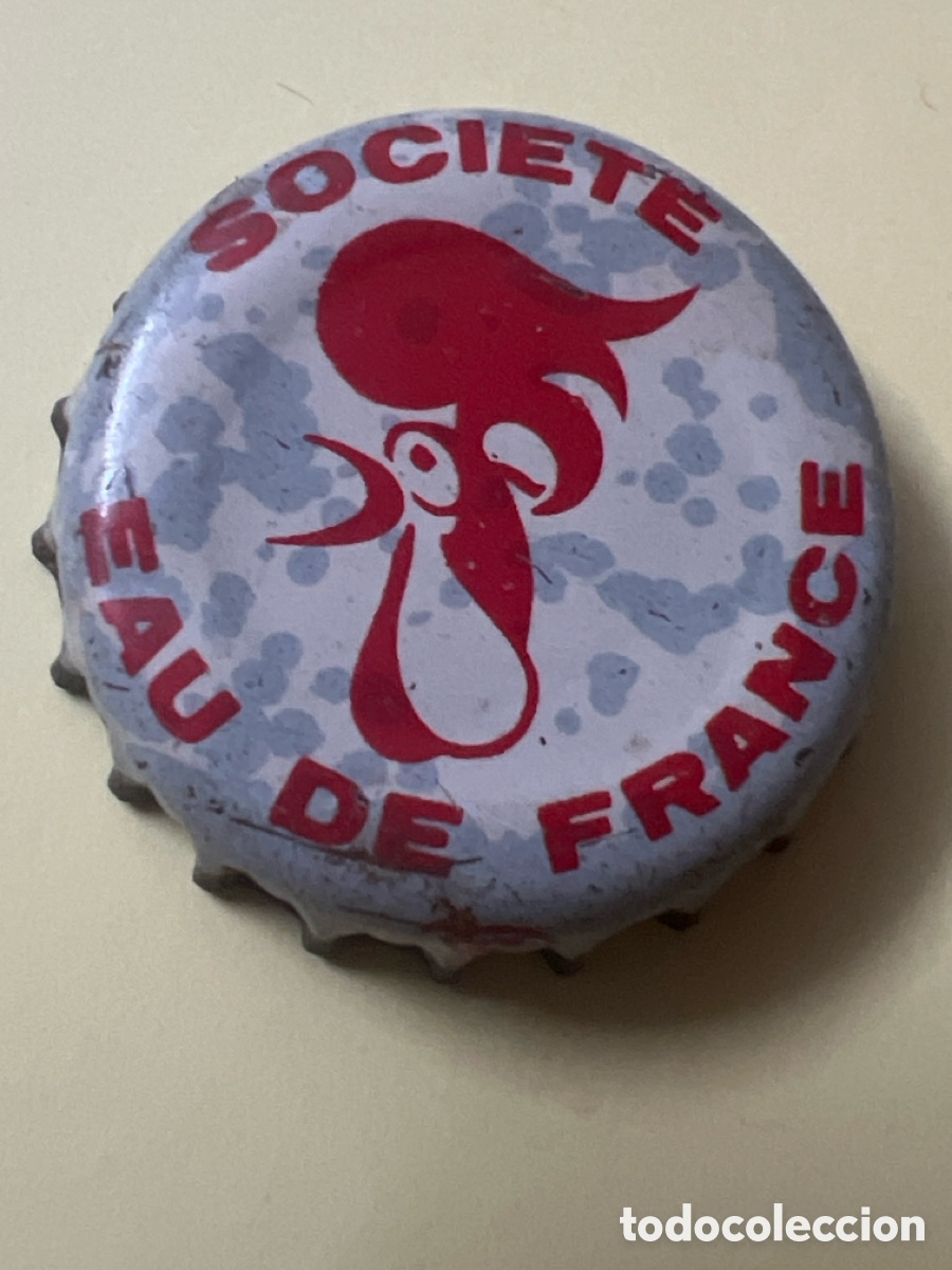 Otras botellas y bebidas antiguas de colecci&oacute;n: T4/X129/C1. CHAPA AGUA - FRANCIA - Soci&eacute;t&eacute; Eau de France