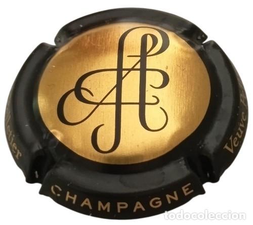 Otras botellas y bebidas antiguas de colecci&oacute;n: Francia Capsule Champagne Cap Champagne plaque muselet Veuve Pelletier RP954 tap&oacute;n