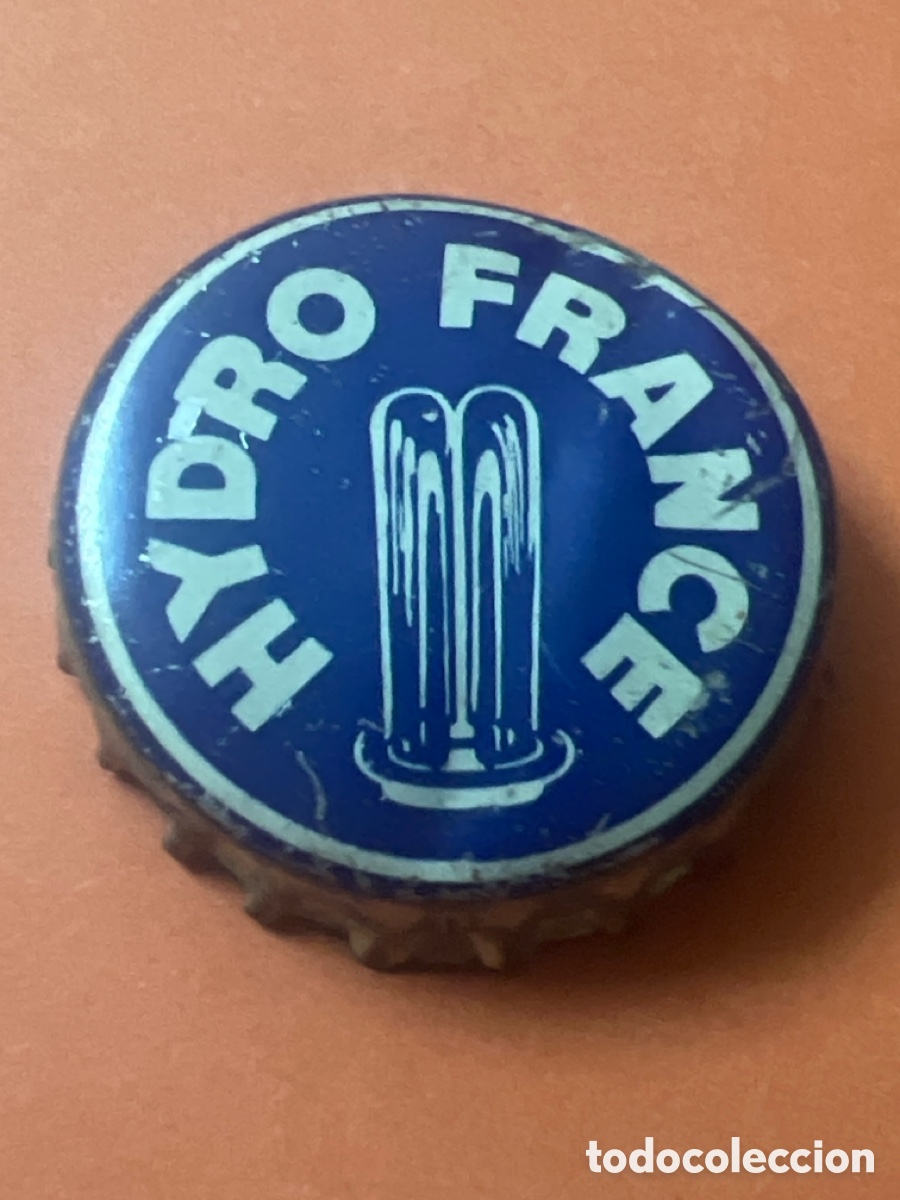 Otras botellas y bebidas antiguas de colecci&oacute;n: T4/X128/J5. CHAPA AGUA - FRANCIA - Hydro France