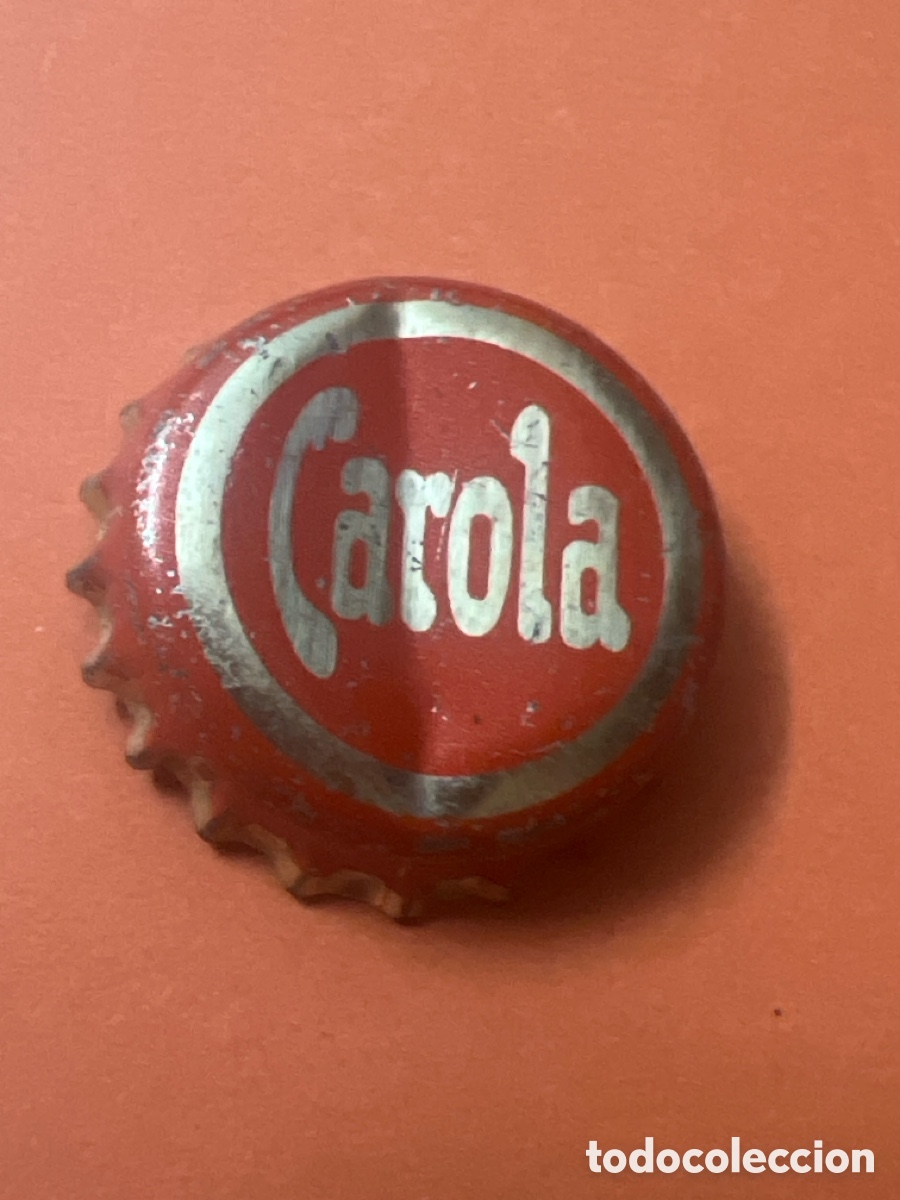 Otras botellas y bebidas antiguas de colecci&oacute;n: T4/X128/J6. CHAPA AGUA - CAROLA - FRANCIA