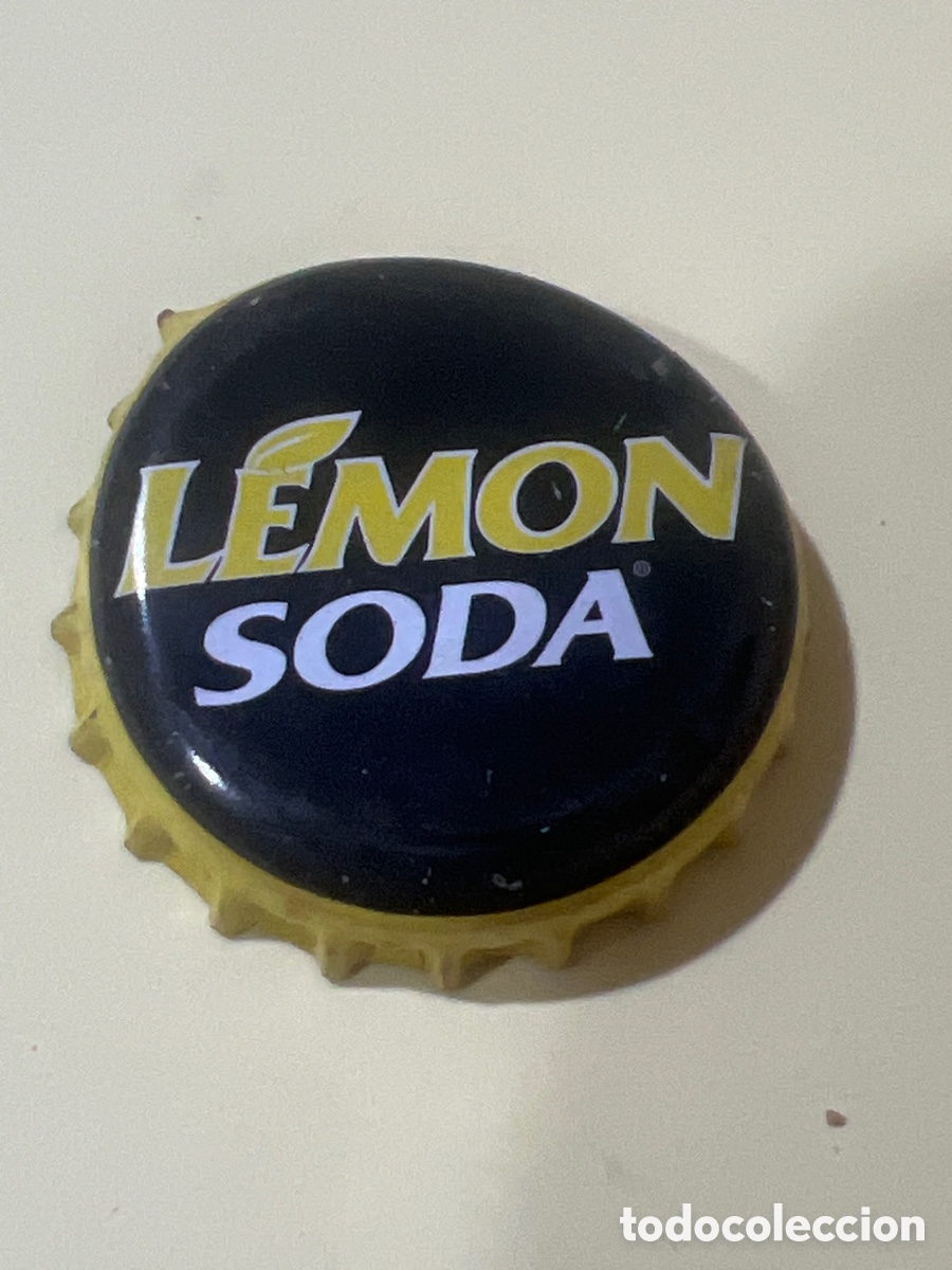 Otras botellas y bebidas antiguas de colecci&oacute;n: T4/X128/N6. CHAPA - Soda/Refresco - ITALIA - L&eacute;mon Soda