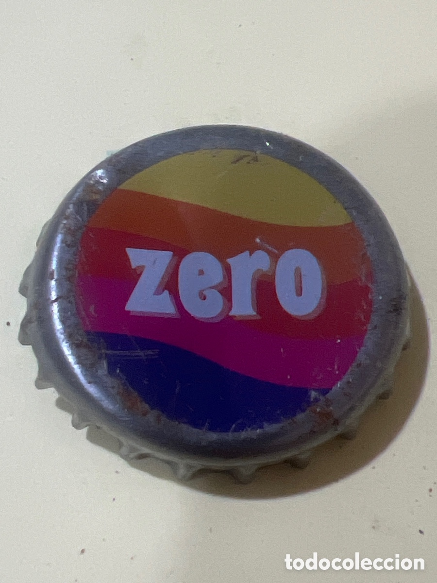 Otras botellas y bebidas antiguas de colecci&oacute;n: T4/X128/O5. CHAPA REFRESCO ZERO